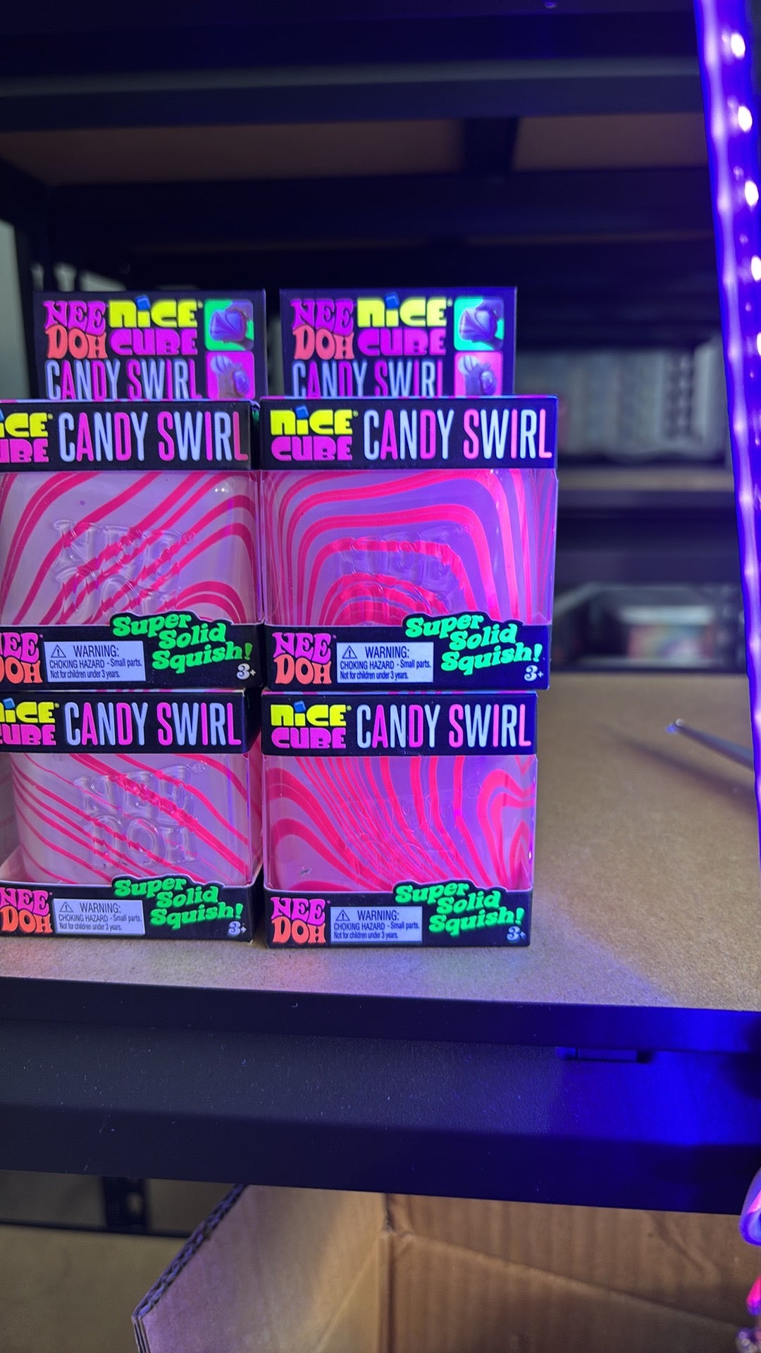 RTS - Needoh Candy Cane Swirl